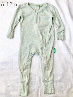 (🎨$3 PLAY) Parade 6-12 Months Baby Mint Green Sleeper